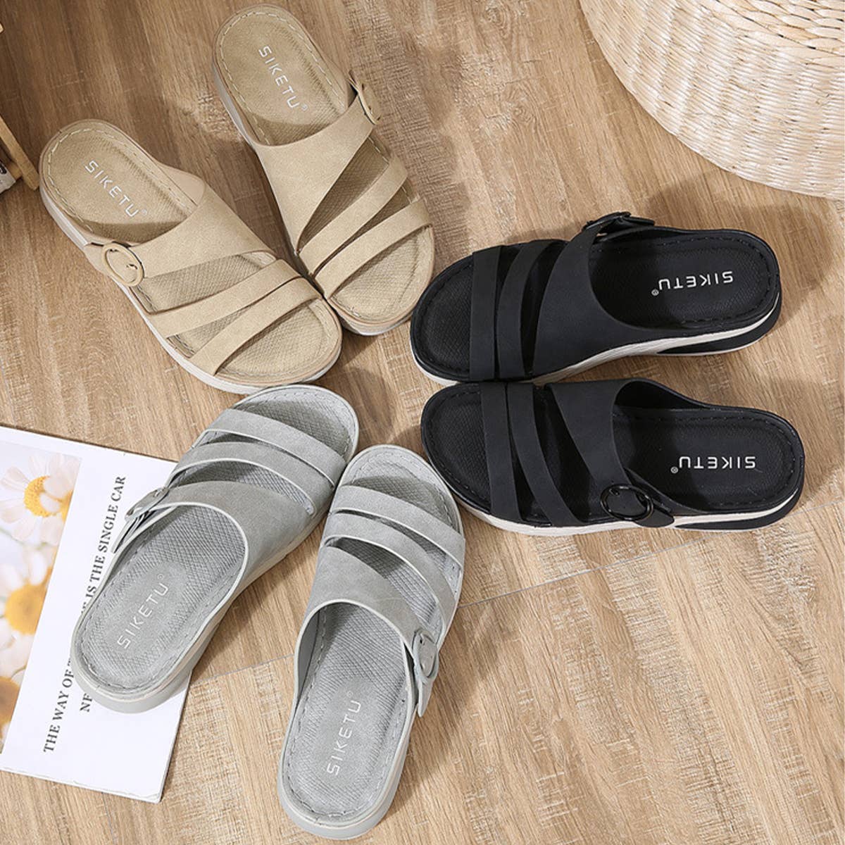 LEISURE SPORTS COMFORTABLE THICK SOLE SANDALS_CWSHS0535