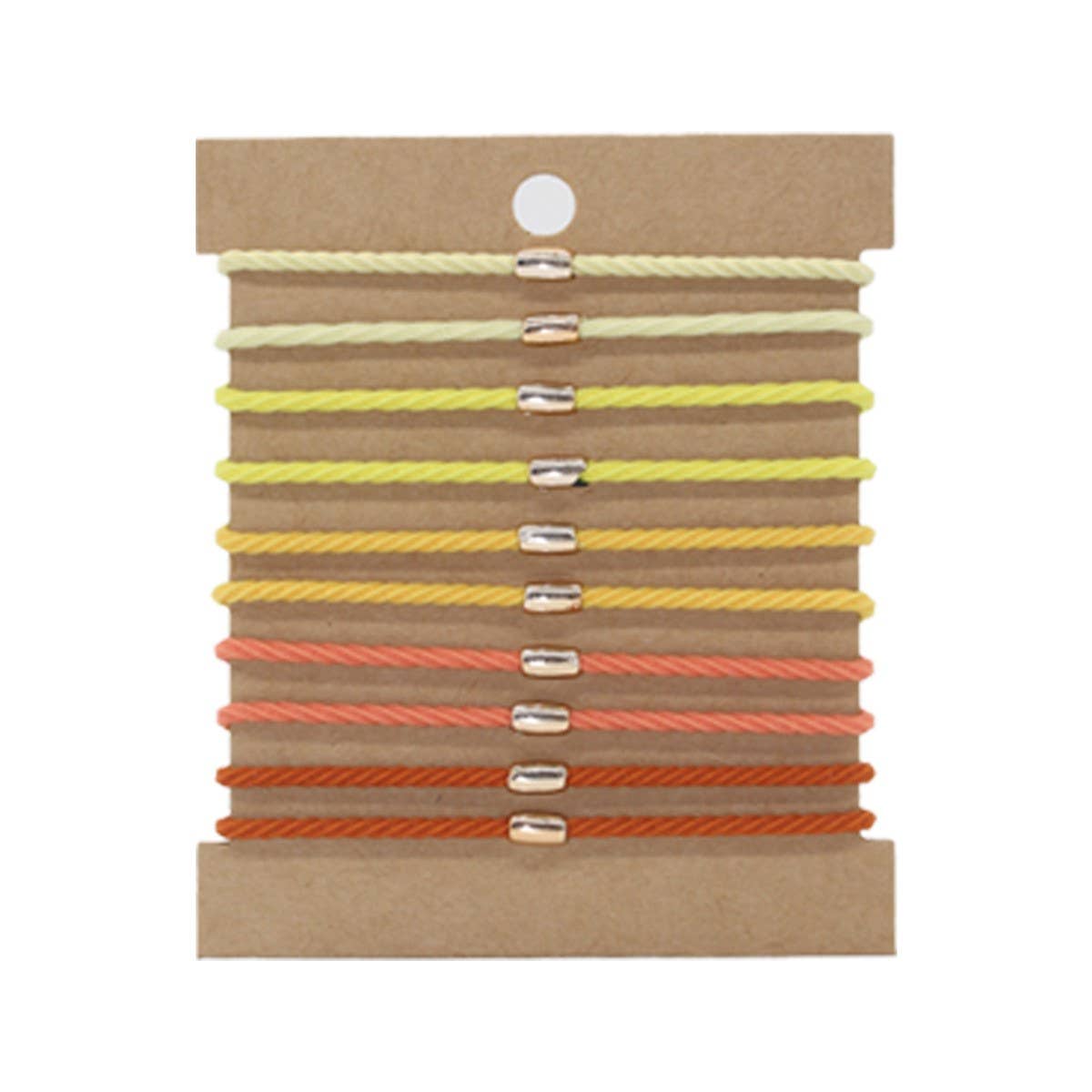 10 PIECE GRADIENT COLOR PALETTE HAIR SCRUNCHIES_CWAHA2717