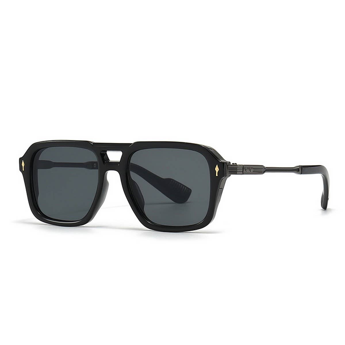 NEW RETRO DOUBLE BEAM SQUARE FRAME SUNGLASSES_CWASG0448