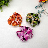 NEW MIXED COLOR CHECKERBOARD LARGE HAIR TIE_CWAHA2544