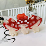 MUSHROOM ACETATE HAIR CLAW CUTE CLIP FOR GIRLS_CWAHA2146