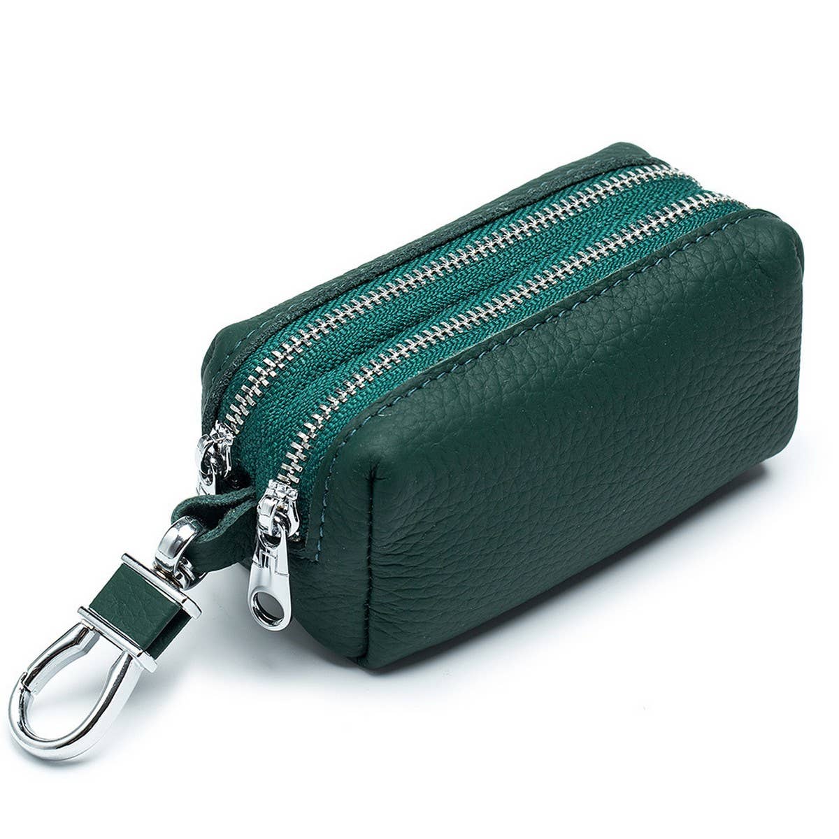 Unisex Leather Key And Coin Bag_Cuab00375