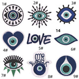 NEW DEVILS EYE EMBROIDERY CLOTHING PATCH_CWMM4025