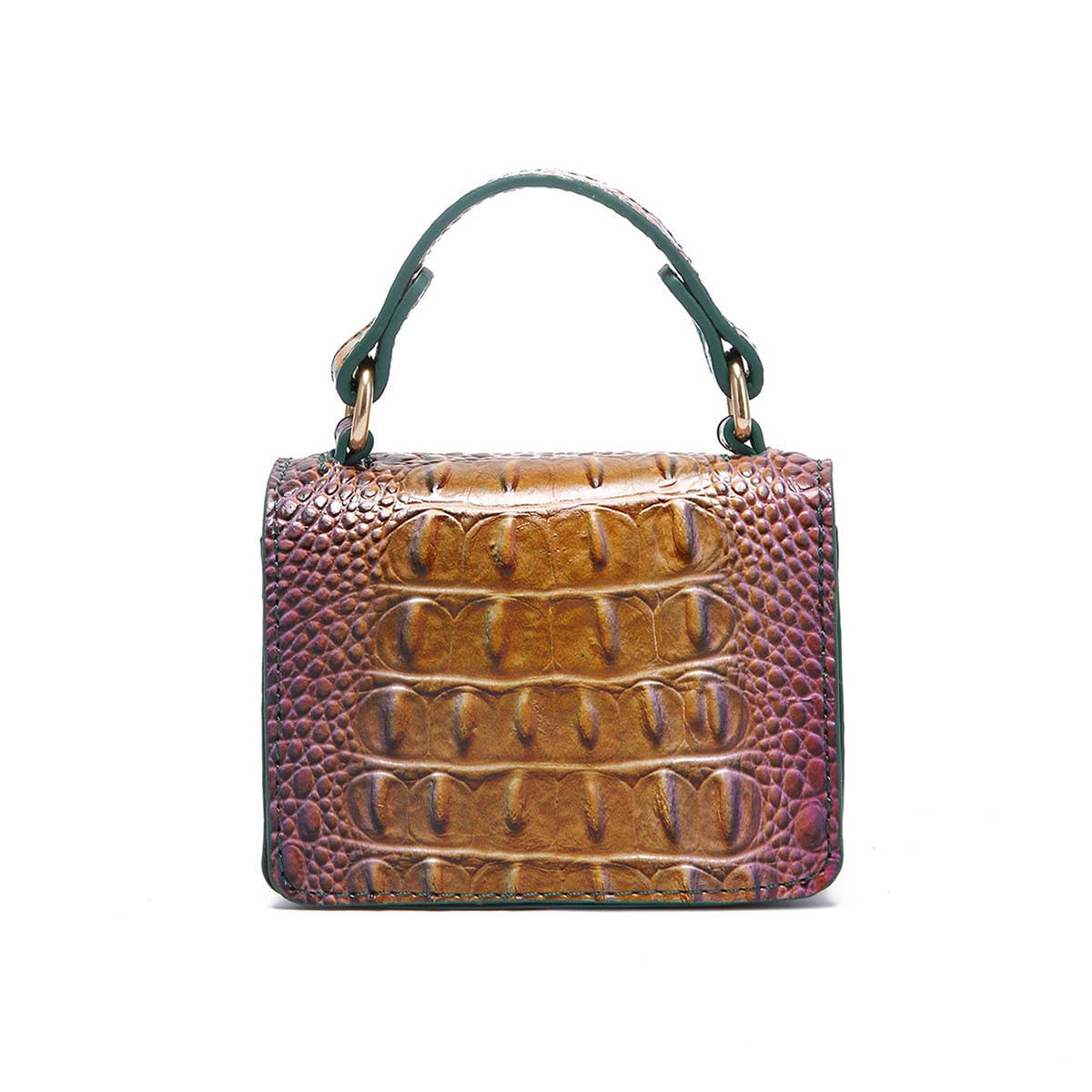 FASHION MULTICOLOR CROCODILE CROSSBODY BAG_CWAB2597