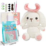 RABBIT CROCHET YARN DIY KNITTING MATERIAL KIT_CWMM1866