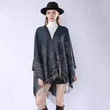 ALL MATCH WARM TASSEL CAPE TRAVEL SHAWL_CWMM2096