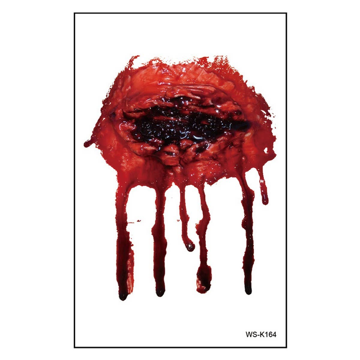 HALLOWEEN SCAR TATTOOS BLOODY WOUND STICKERS_CWMM8377