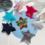 Y2K Star Hair Claw Colorblock Dopamine Style_Cwaha0568