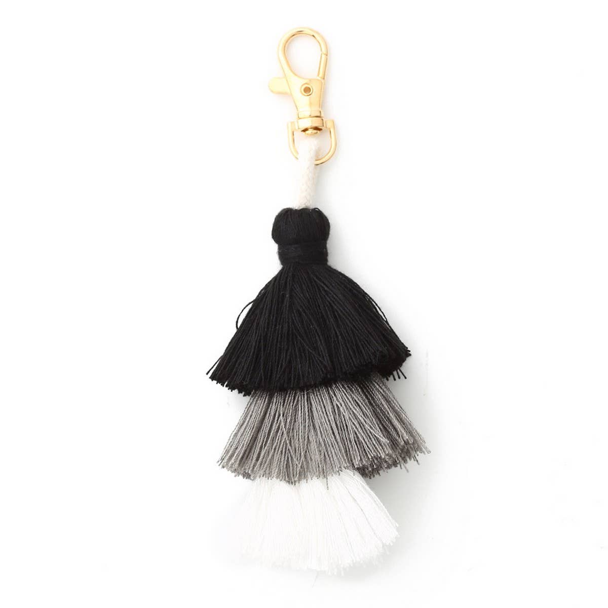 BOHEMIAN HANDMADE MULTI LAYER TASSEL KEYCHAIN_CWAB5022