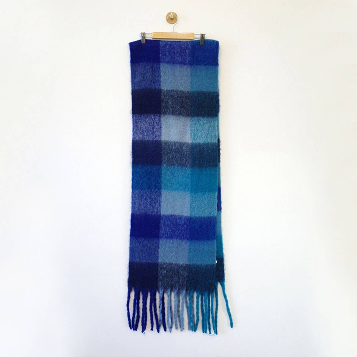 NEW PLAID TASSEL SCARF FOR WOMEN WINTER WARMTH_CWASC0341