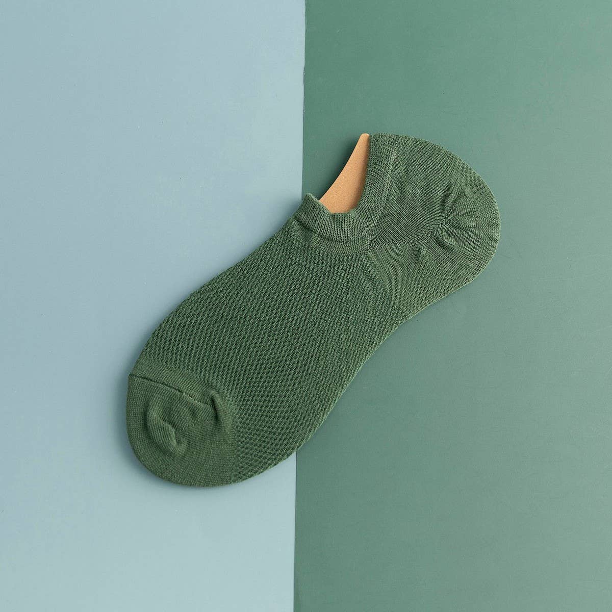 NEW MENS ANTI SLIP MESH INVISIBLE SOCKS_CWMS2040