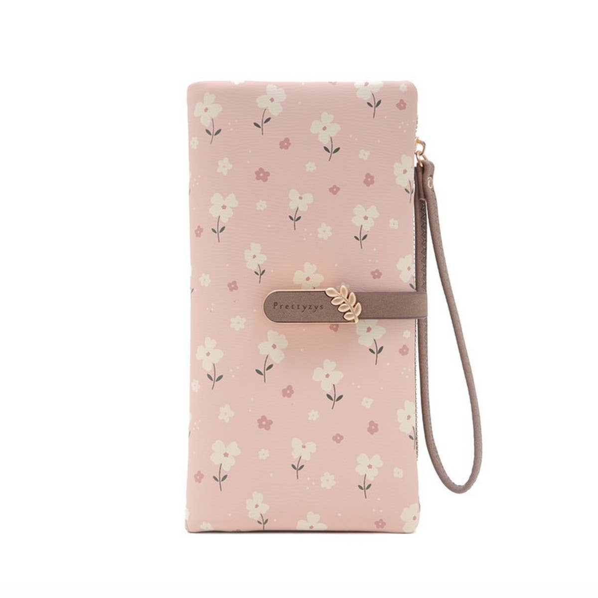 LADIES LONG SMALL FRESH PRINTED BUCKLE WALLET_CWAB2321