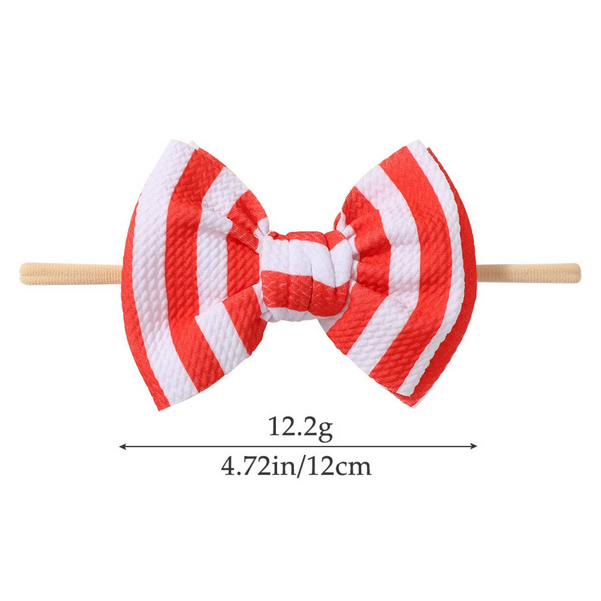 STRIPED CHILDRENS HAIRBAND BOW HAIR ROPE_CWAHA2351