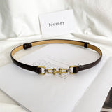 Waist-Hugging Vintage Matte Thin Belt_Cwabe0647