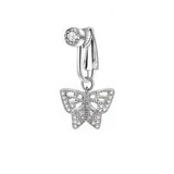 FAKE BELLY BUTTON RING CLIP ON NO PIERCING_CWMM9191