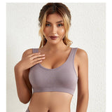 PLUS SIZE ANTI EXPOSURE YOGA SPORTS BRA_CWMU0310