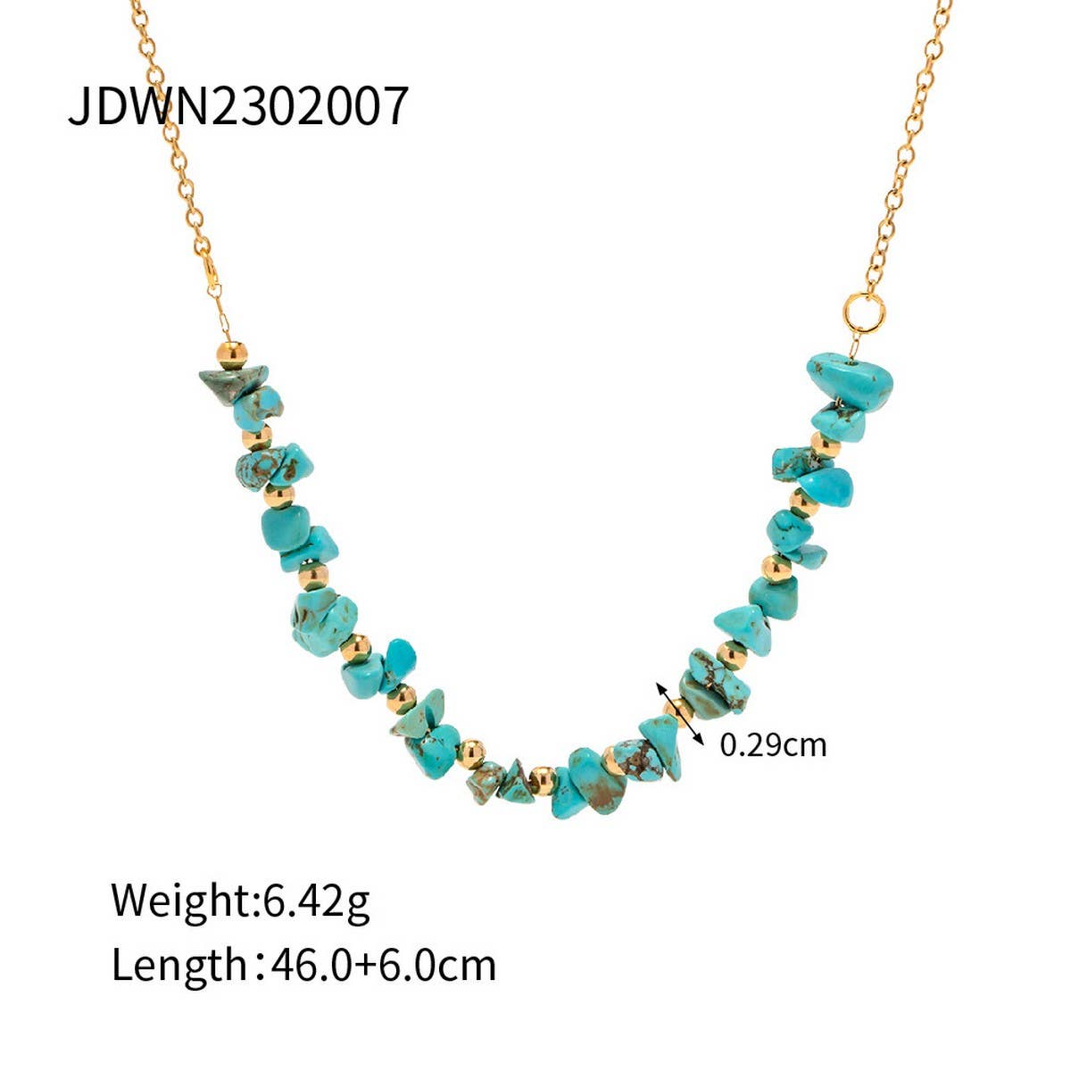 HIGH END NATURAL STONE PENDANT NECKLACE_CWAJE1419