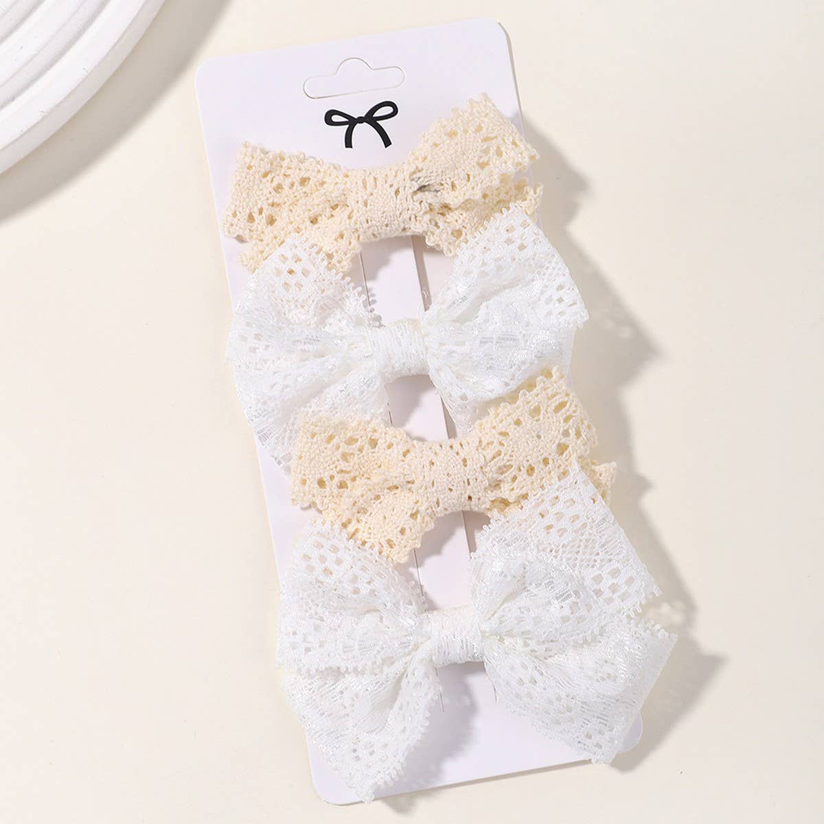 BABY FLORAL PRINT HAIR CLIP SET CHRISTMAS STYLE_CWAHA6745