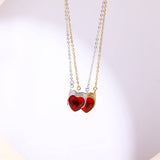 STAINLESS STEEL HEART ZIRCON PENDANT NECKLACE_CWMM5589