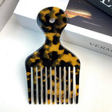 CHIC ACETATE GEOMETRIC COMB RETRO LONG HANDLE_CWMM6435