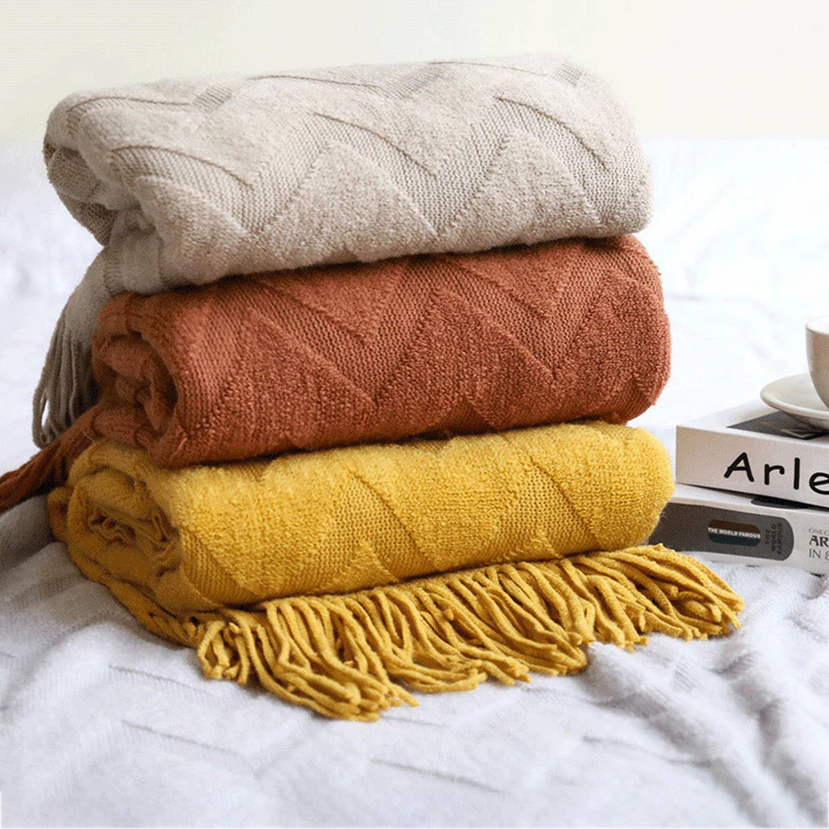 KNITTED SLEEP BLANKET WEIGHTED BLANKET COVER_CWMM0194