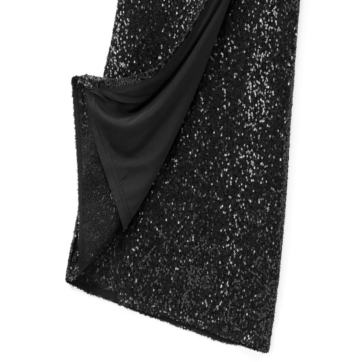 SEQUIN WRAP SKIRT FRENCH CHIC STYLE FOR WOMEN_CWDSD8353