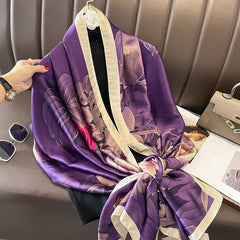 SATIN SCARF FOR SUN PROTECTION BEACH WRAP_CWASC0531