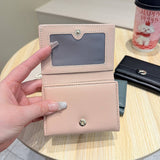 Minimalist Solid Color Mini Trifold Wallet_Cwab06213
