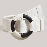 BOHEMIAN HANDWOVEN BLACK AND WHITE BELT_CWABE0443