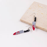 DARK HALLOWEEN FUNNY CREATIVE BAT EARRINGS_CWAJE1843