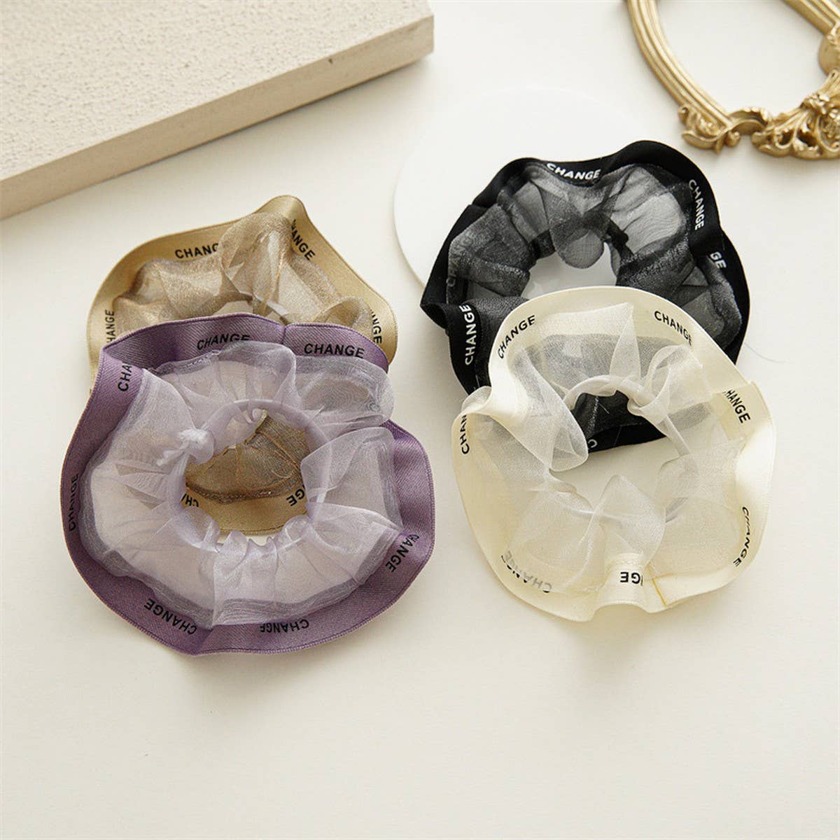 NEW PLEATED FRENCH HAIR TIE_CWAHA2418