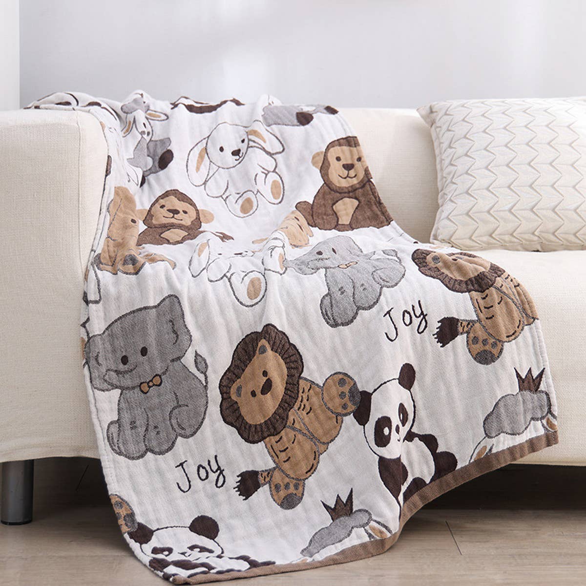 CARTOON ABSORBENT QUICK DRYING GAUZE BATH TOWEL_CWMM1618