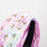 Tie-Dyed Candy-Colored Wide-Brimmed Headband