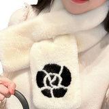 FAUX RABBIT FUR SCARF CHIC WARM WINTER NECK WRAP_CWASC1236