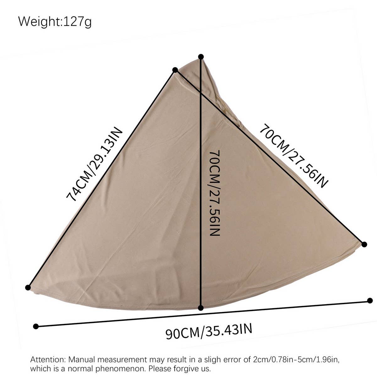 DOUBLE LAYER ROUND EDGE WOMENS HIJAB HEADSCARF_CWASC2421