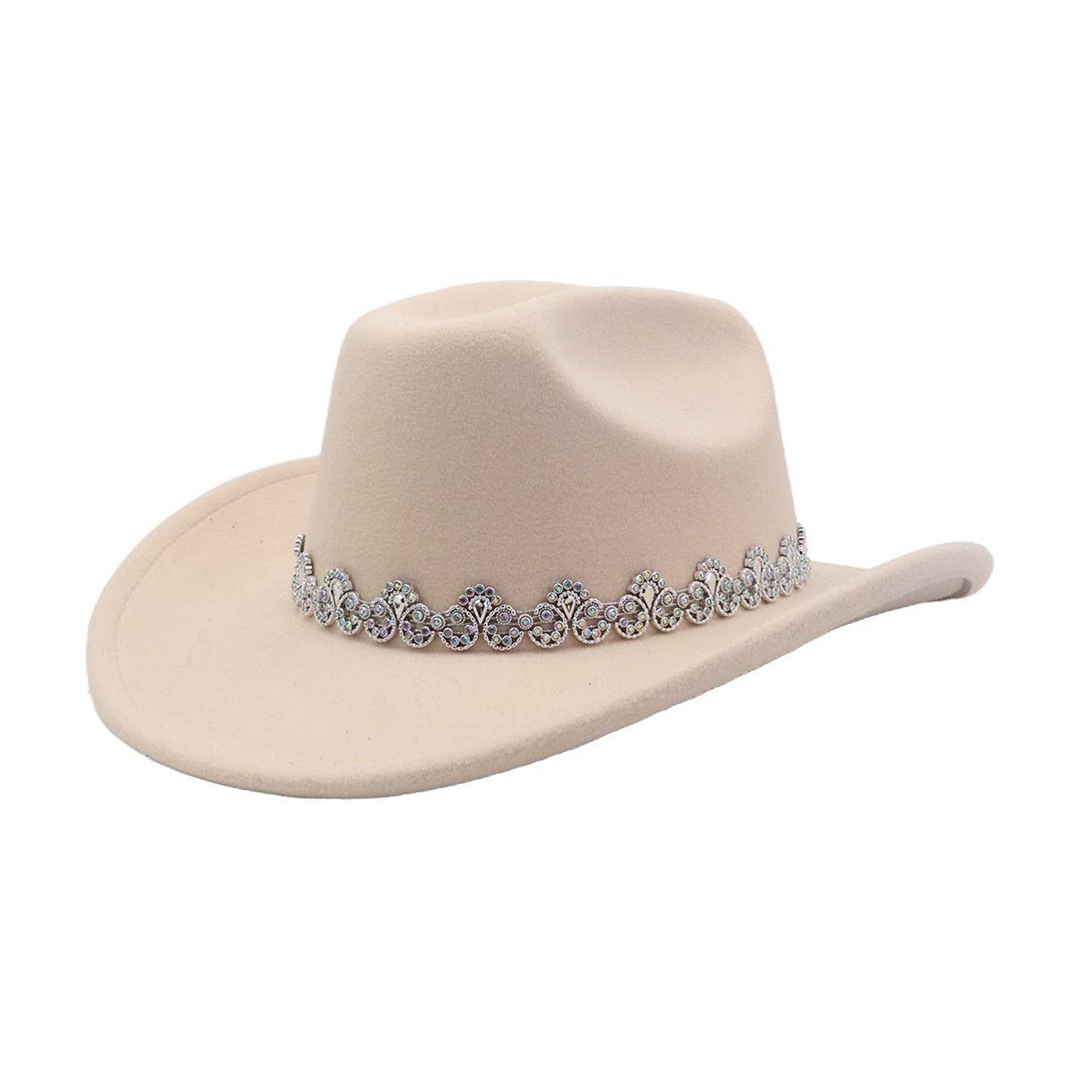 AUTUMN WINTER WOOL FEDORA HAT WESTERN ETHNIC STYLE_CWAH04472