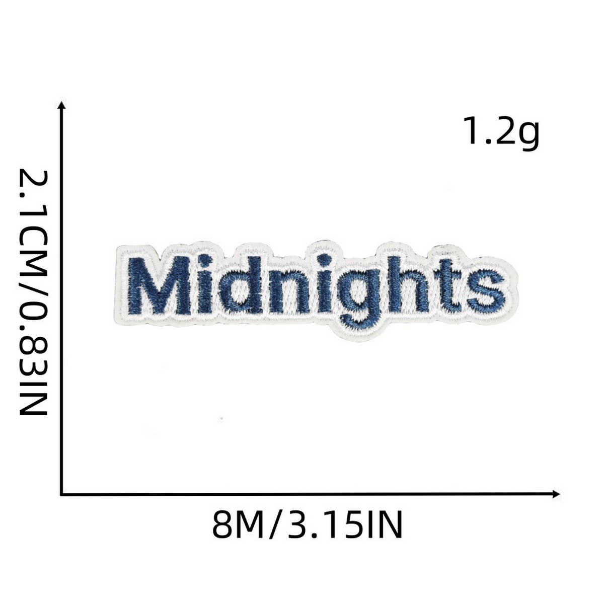 CARTOON ENGLISH ALPHABET PATCH EMBROIDERY PATCH_CWMM4065