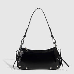 SOLID BOWKNOT SHOULDER BAG FOR WOMEN_CWAB5683