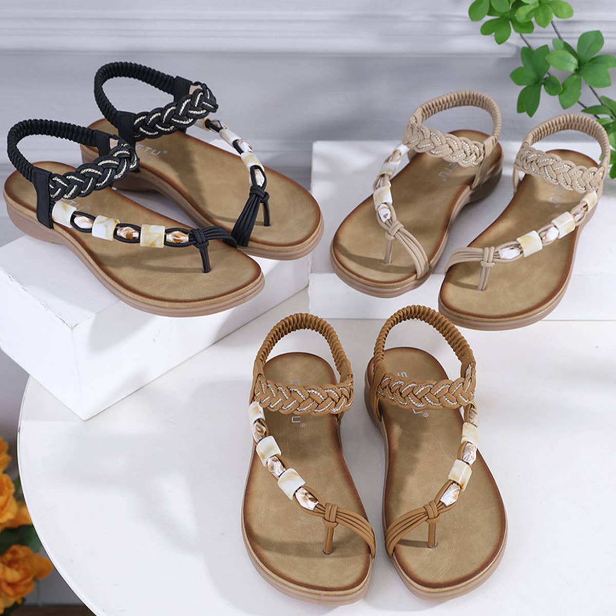 CASUAL ANTI SKID FASHION RHINESTONE SANDALS_CWSHS0540