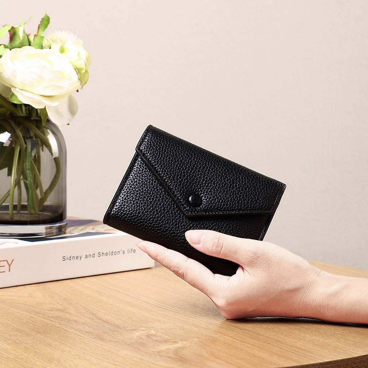 New Autumn Solid Envelope 3-Fold Wallet_Cwab06265
