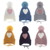 2024 NEW EAR PROTECTION LOVE BABY KNITTED HAT_CWAH1747