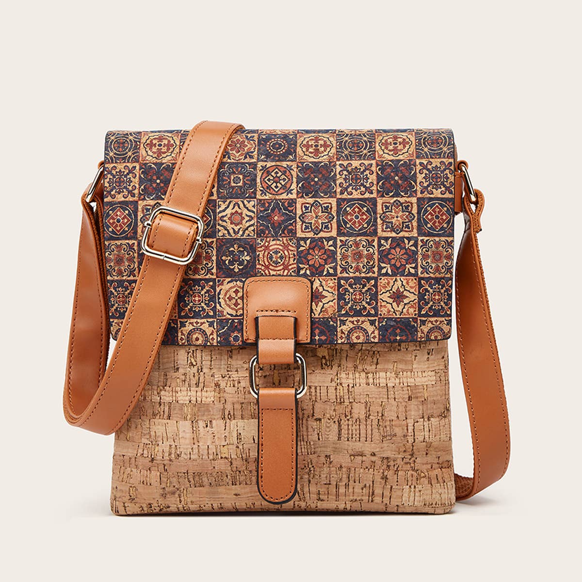 SIMPLE NEW STYLE PRINTED SHOULDER BAG_CWAB2650