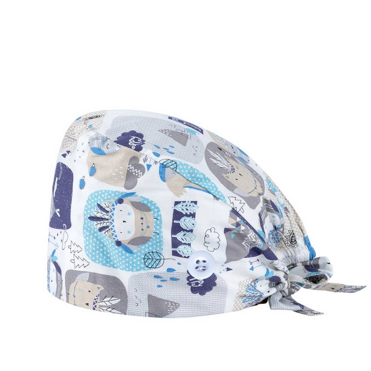 COTTON NURSE CAP PRINTED SURGICAL CAP WORK CAPA_CWAH3371
