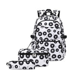 BACKPACKS FOR SCHOOL DONUT 3 PIECE NYLON SET_CWAB5467