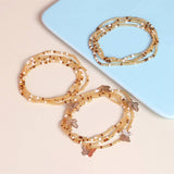 BOHO BEADED BUTTERFLY ANKLET HANDMADE STYLE_CWMM6346