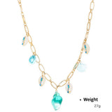 SUMMER ALL MATCH HOLIDAY NECKLACE AND EARRINGS SET_CWAJE2925