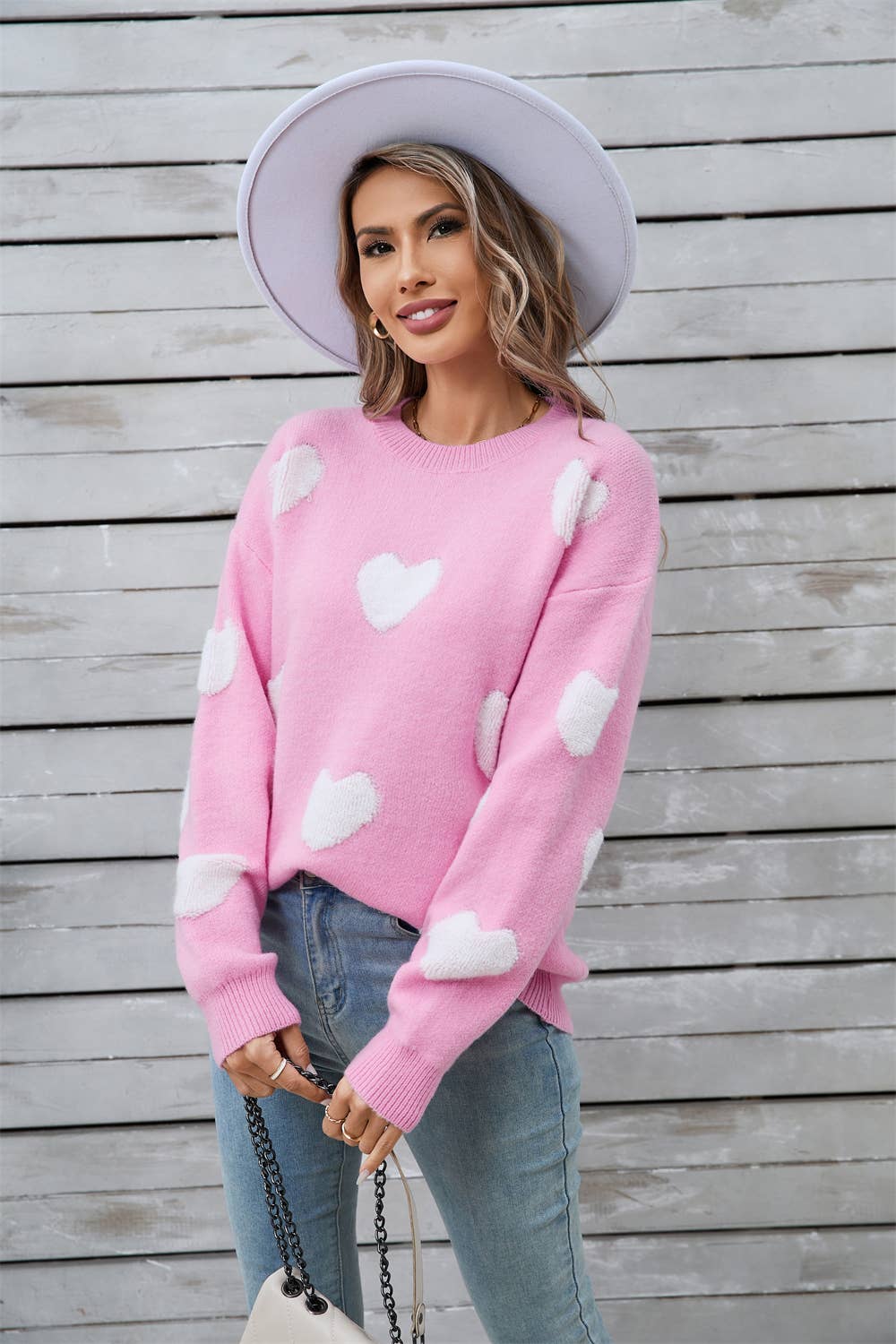 Valentines Day Love Long-Sleeved Knit Sweater