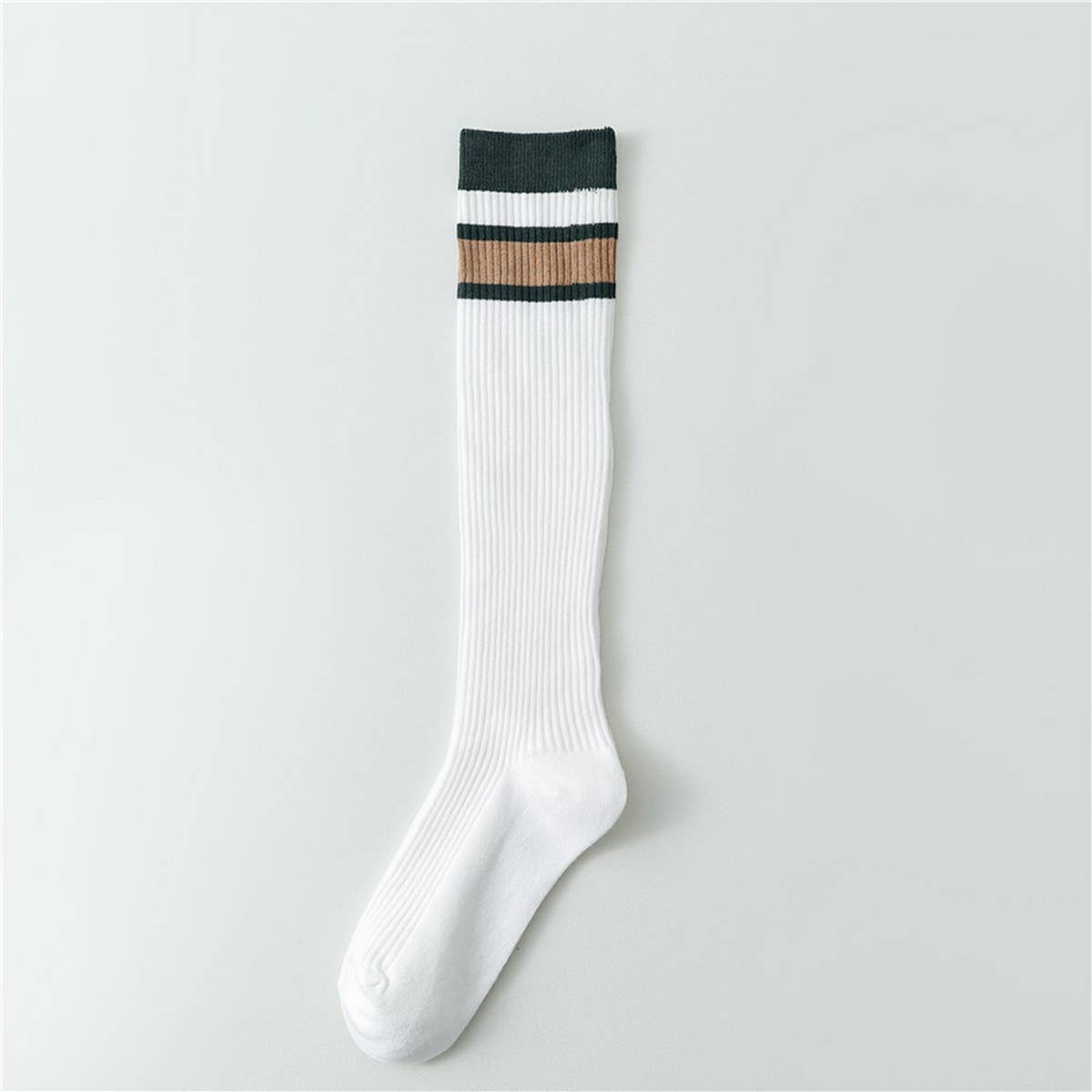 2024 NEW COLOR CONTRAST STRIPED MID CALF SOCKS_CWMS0649