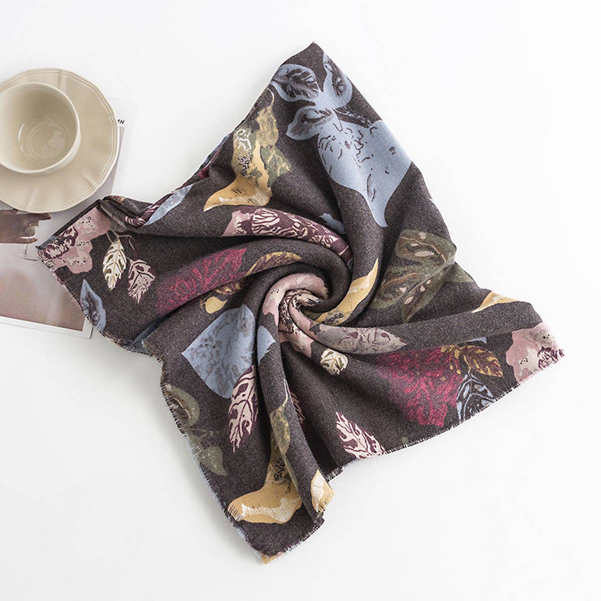 Women Simple Fashionable Warm Printed Scarf