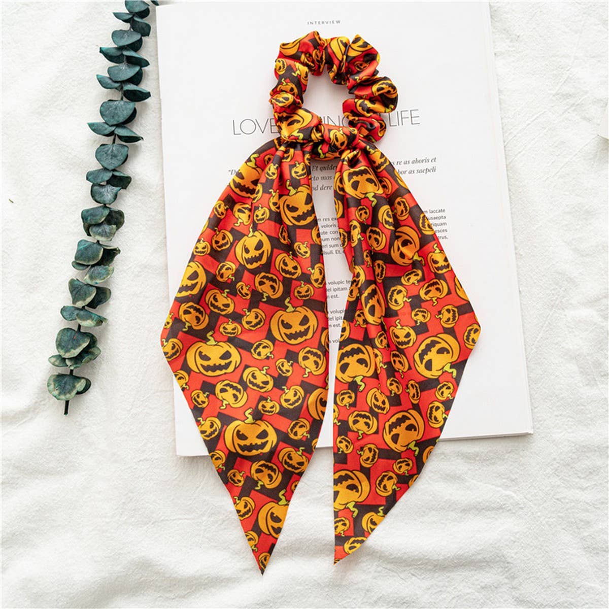 2024 NEW HALLOWEEN PONYTAIL RIBBON HEADBAND_CWAHA1466